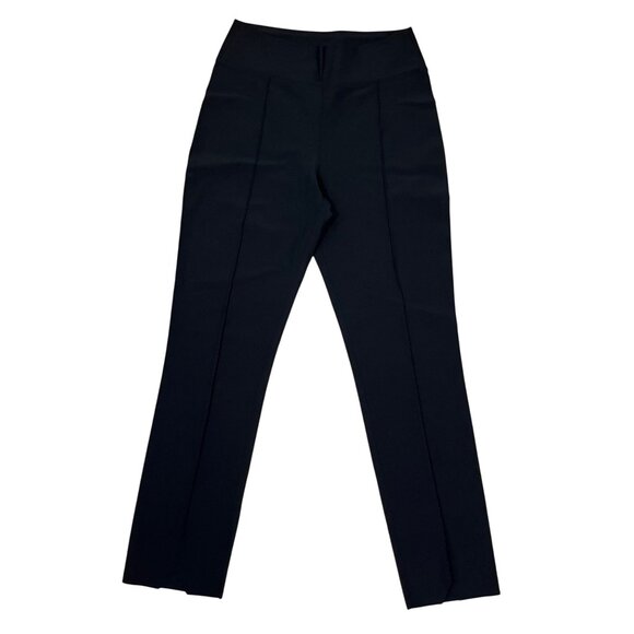 Epoque Evolution pants women's 6 black jet set trousers pull on front slit - Picture 1 of 7